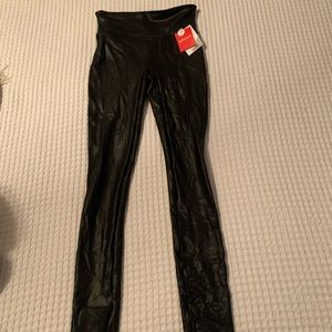 SPANX Faux Leather Leggings
